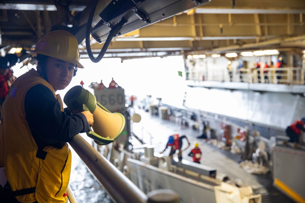 USS Iwo Jima Well Deck Operations