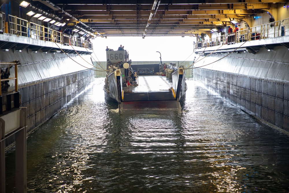 USS Iwo Jima Well Deck Operations