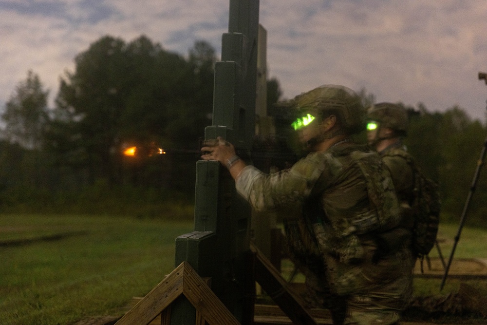 5th SFG Tactical Night Time Shooting Assessment