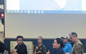 Coast Guard emergency preparedness liason officers brief Florida Division of Emergency Management