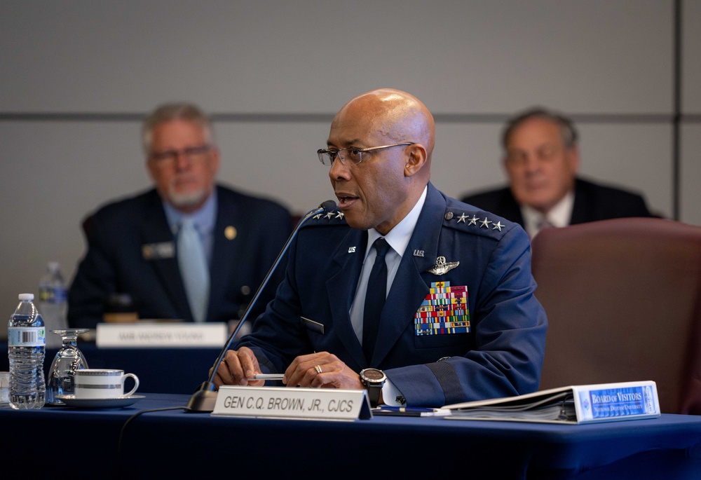 CJCS Meets with NDU Board of Visitors