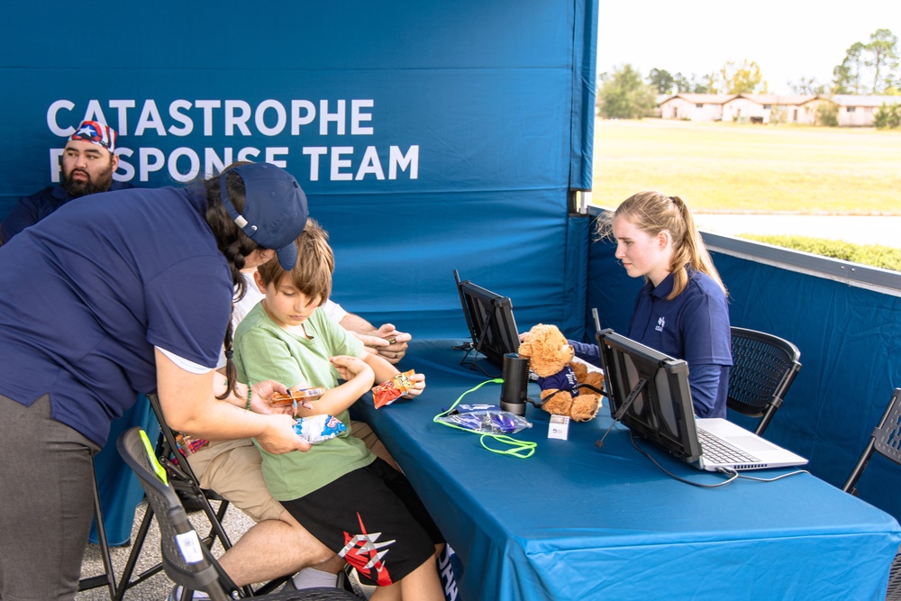 USAA Visits Soldiers, Families at Fort Eisenhower after Helene