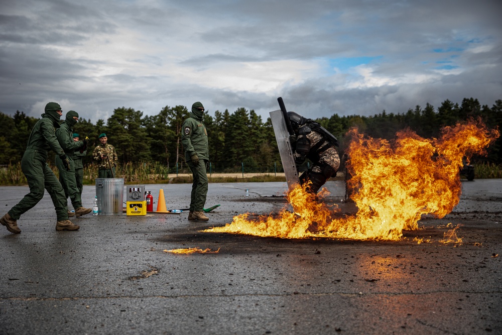 KFOR 34 RC-E FIRE PHOBIA TRAINING IN HOHENFELS, GERMANY