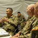 SAG-U Command Sgt. Maj. Morgan meets with Independence soldiers