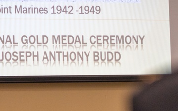 Cpl. Budd's Congressional Gold Medal