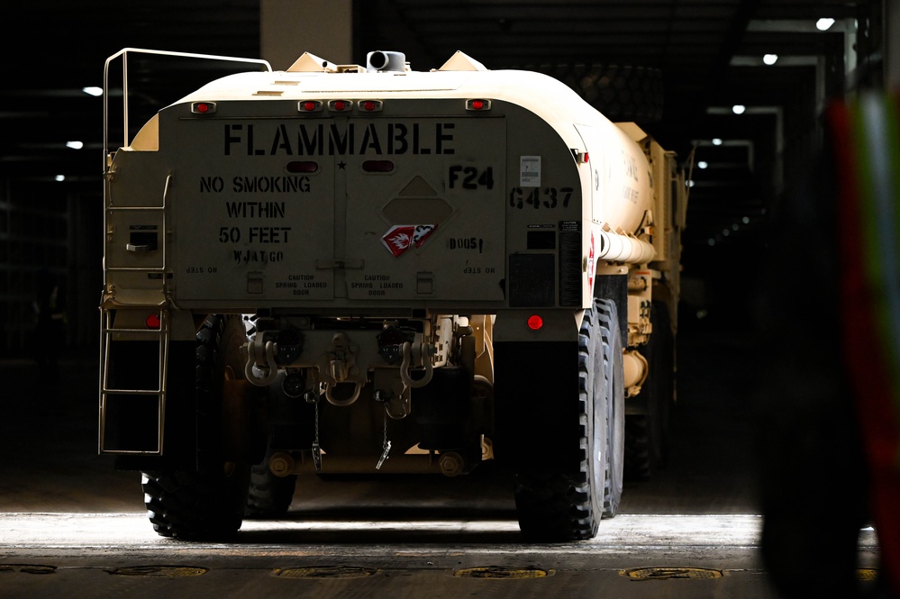 JB Charleston loads military equipment on ARC vessel