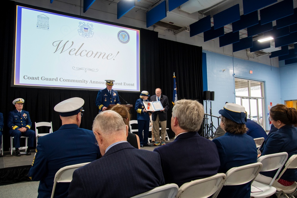 Charleston Community Coast Guard City Ceremony