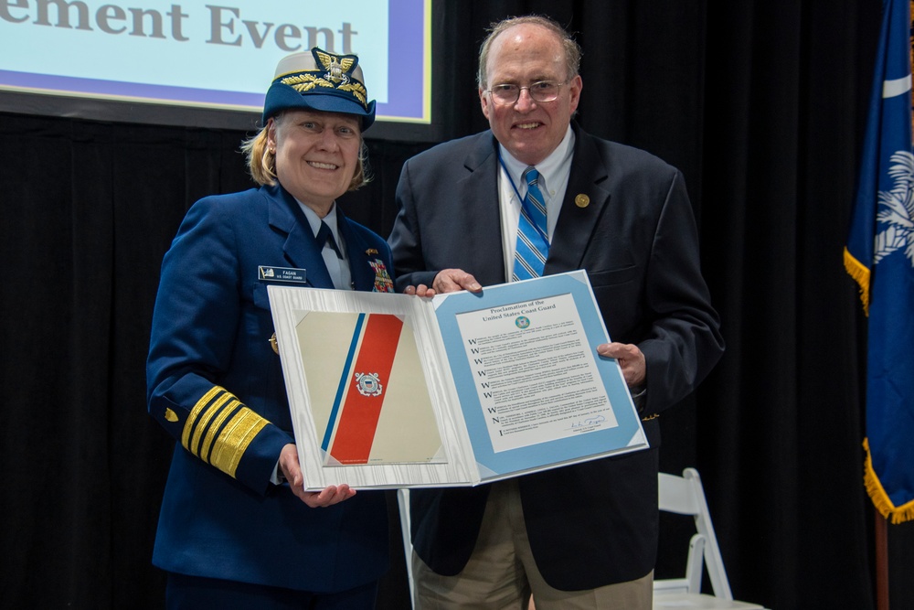 Charleston Community Coast Guard City Ceremony