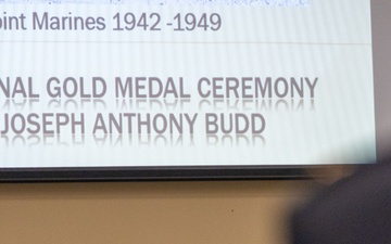 Cpl. Budd's Congressional Gold Medal