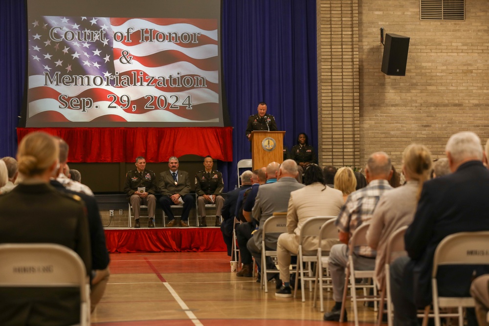 2024 Court of Honor Ceremony Held at Camp Ripley