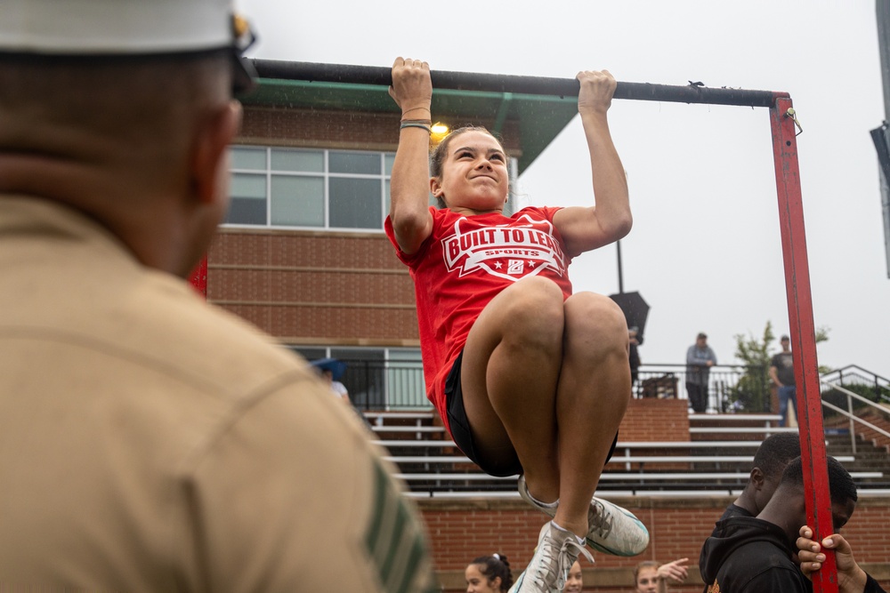 Baltimore USMC Sports Leadership Academy Lacrosse Clinic