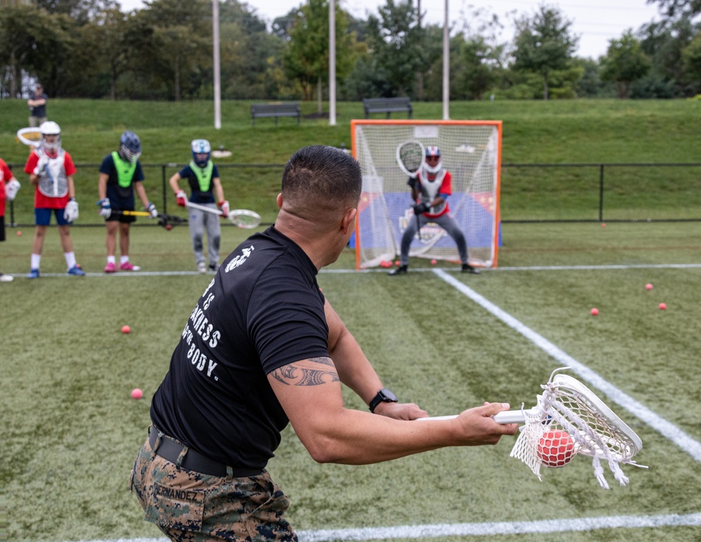 Baltimore USMC Sports Leadership Academy Lacrosse Clinic