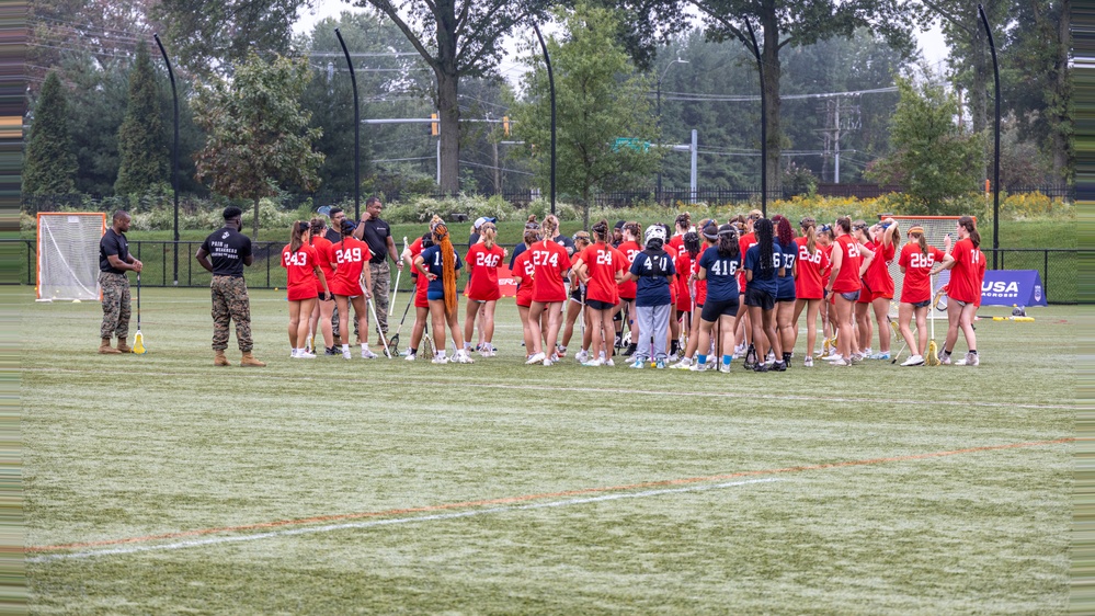 Baltimore USMC Sports Leadership Academy Lacrosse Clinic