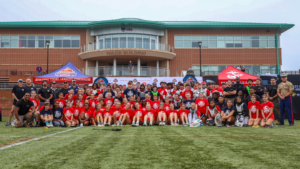 Baltimore USMC Sports Leadership Academy Lacrosse Clinic