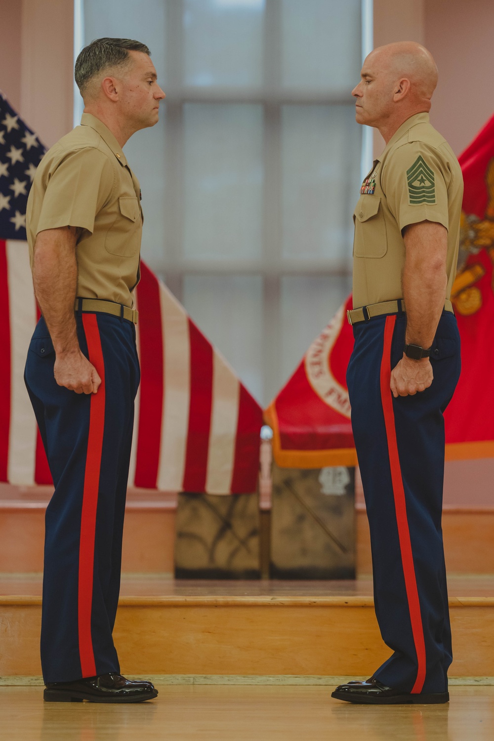 Sgt. Maj. Cantrell Retirement Ceremony