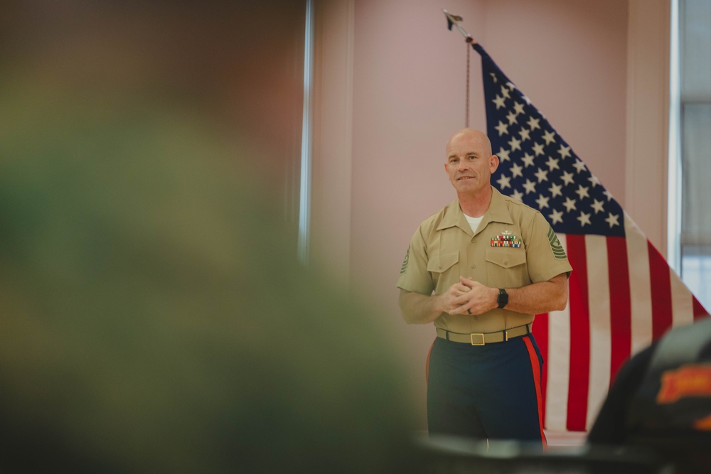 Sgt. Maj. Cantrell Retirement Ceremony