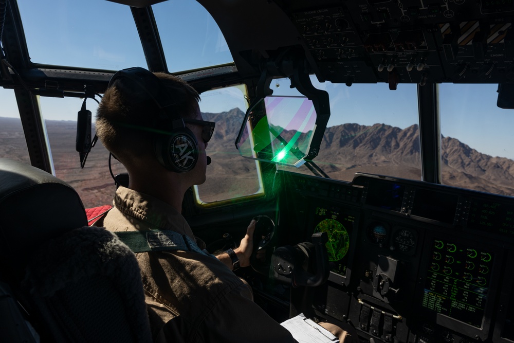 Marines with MAWTS-1 conduct a cargo-drop during WTI 1-25