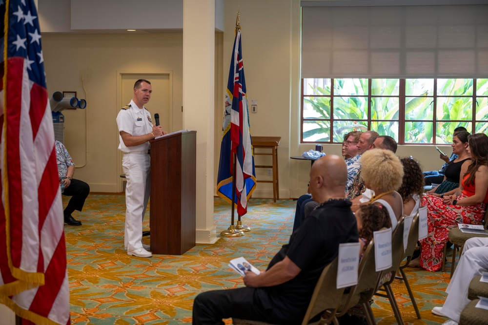 NUWC Division, Keyport Detachment Pacific holds Change of Charge ceremony