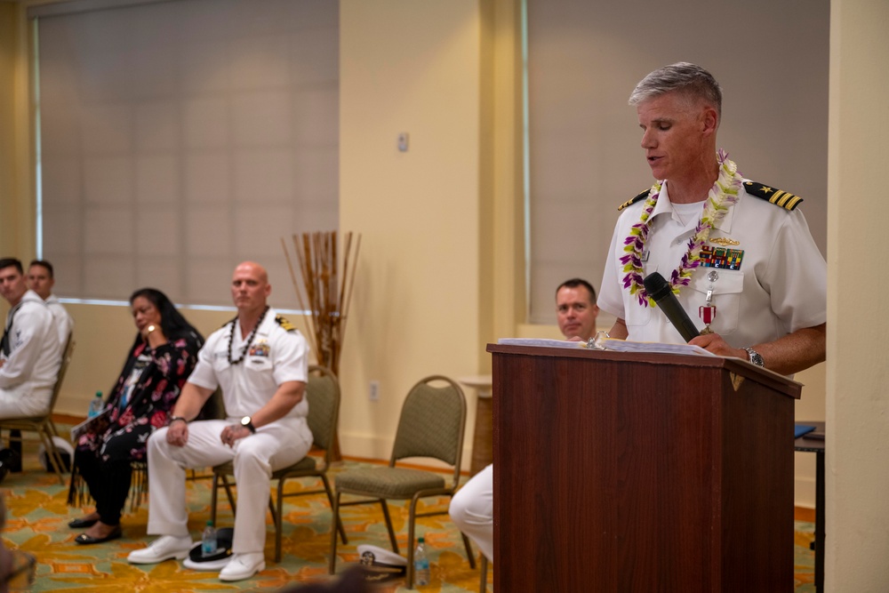 NUWC Division, Keyport Detachment Pacific holds Change of Charge ceremony