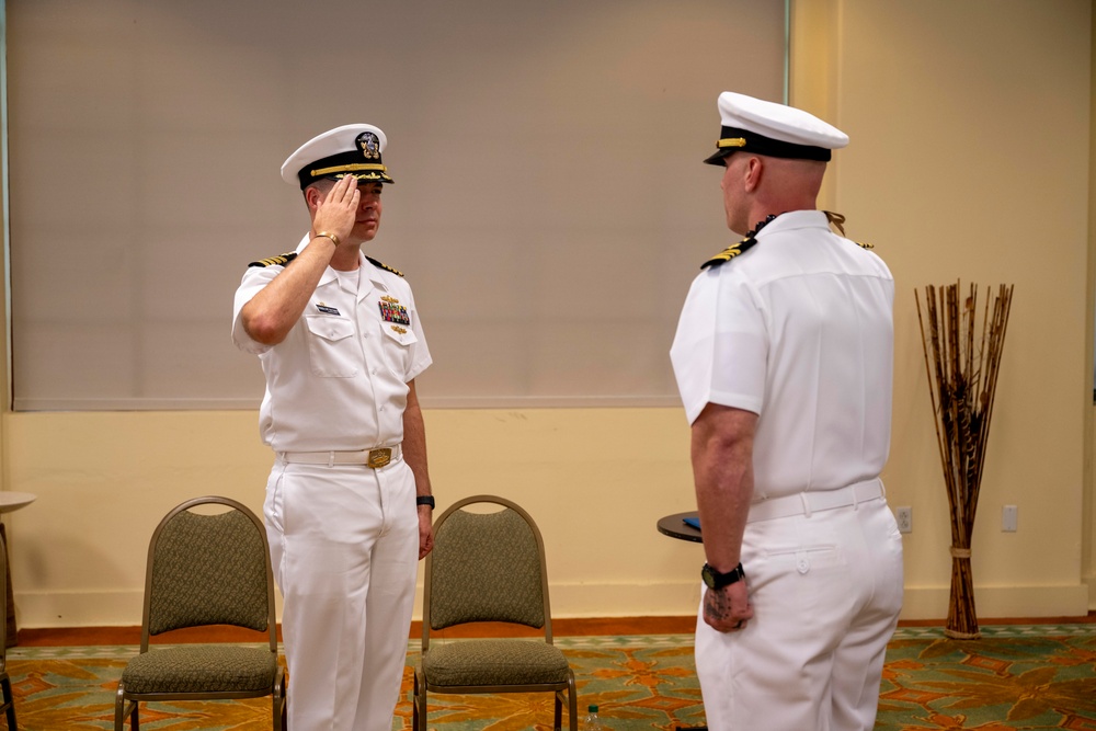 NUWC Division, Keyport Detachment Pacific holds Change of Charge ceremony