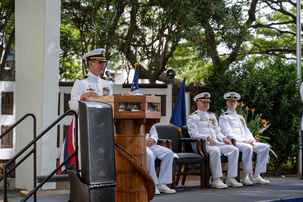 USS North Carolina Change of Command