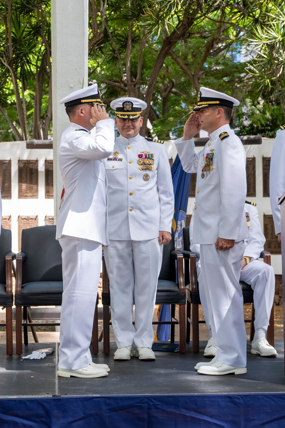 USS North Carolina Change of Command