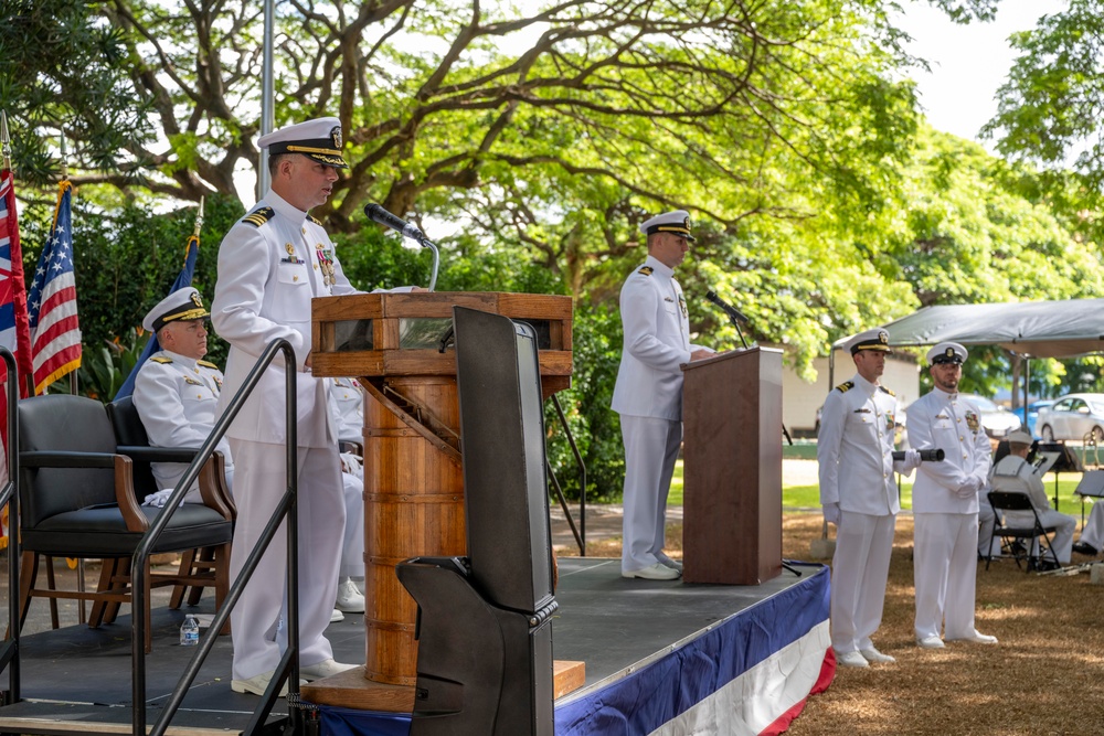 USS North Carolina Change of Command