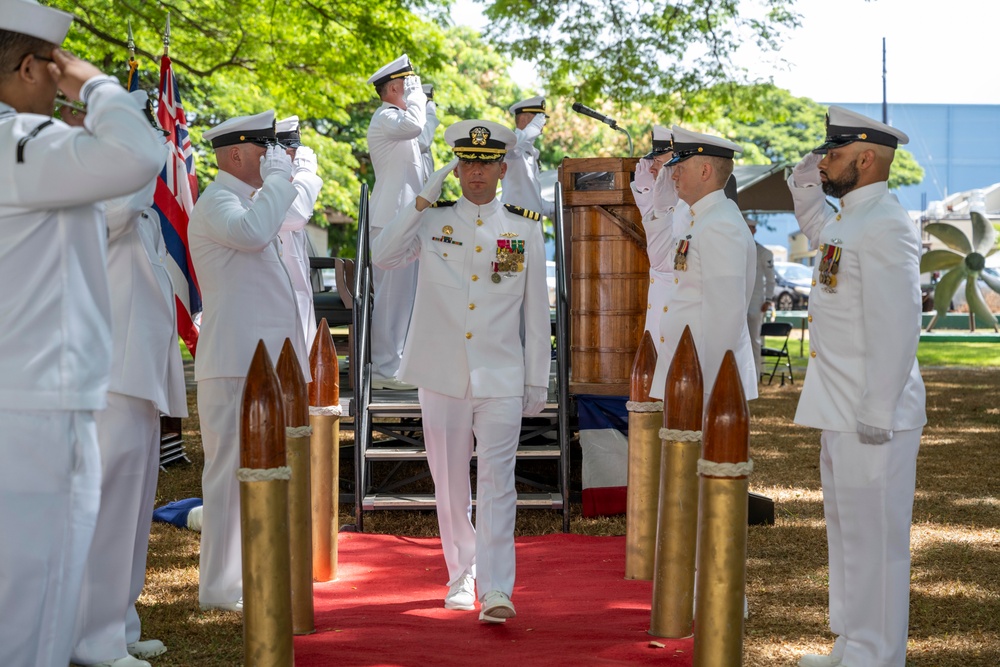 USS North Carolina Change of Command