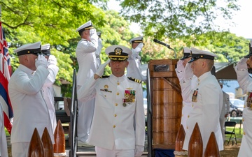 USS North Carolina Holds Change of Command Ceremony