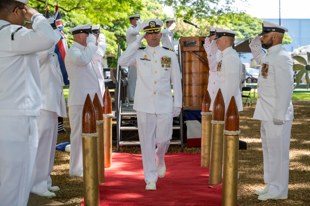 USS North Carolina Change of Command