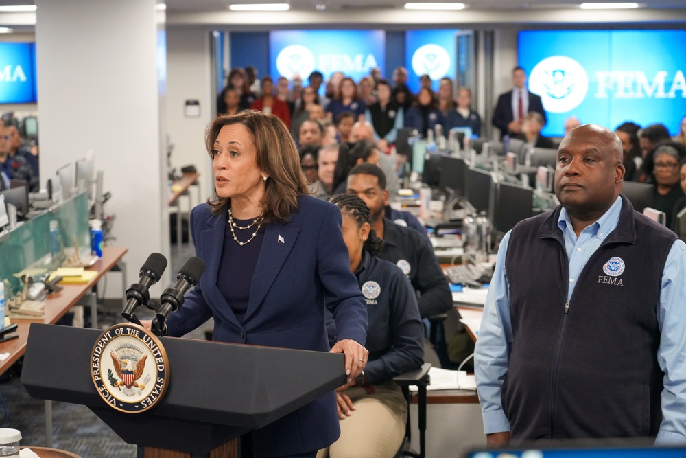 Vice President Harris Visits FEMA