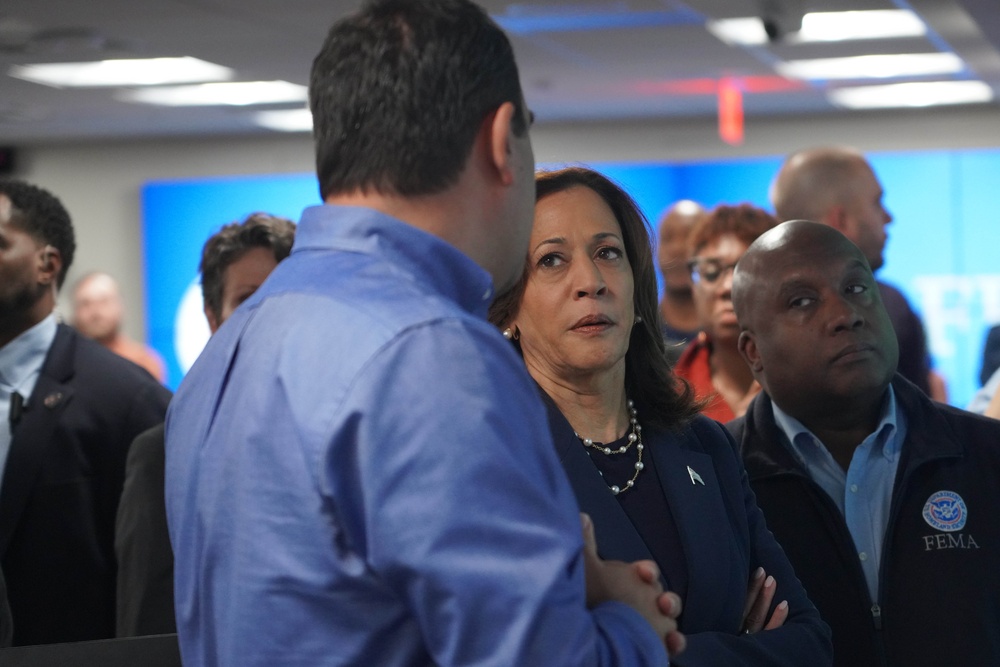 Vice President Harris Visits FEMA