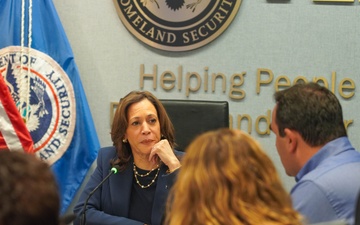 Vice President Harris Visits FEMA