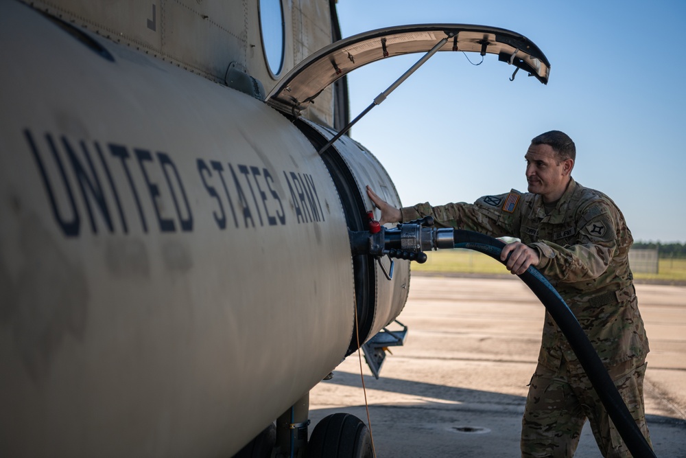 1-111th Provides Air support Following Hurricane Helene