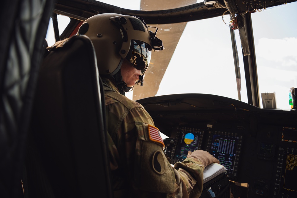 1-111th Provides Air support Following Hurricane Helene