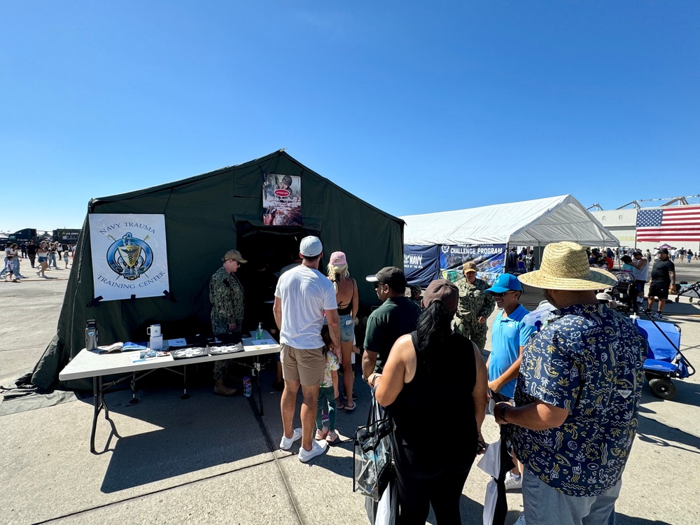 STEM medical tent, on-scene skin cancer screening huge success at MCAS Miramar airshow