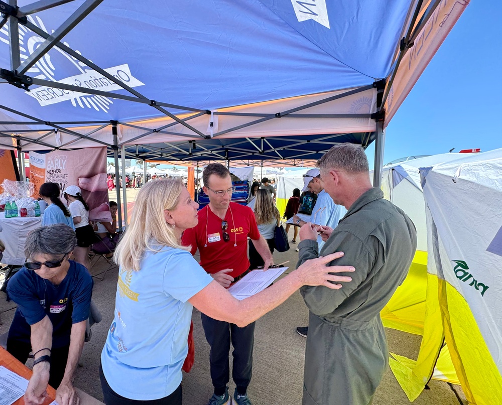 STEM medical tent, on-scene skin cancer screening huge success at MCAS Miramar airshow