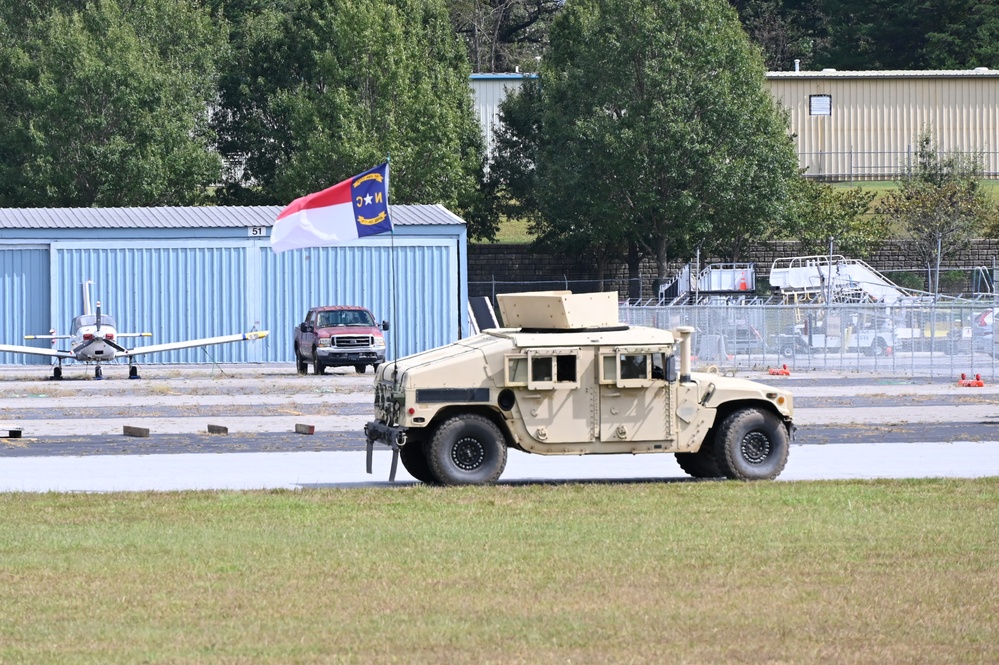 NC Air National Guard C-17 Airlifts support to Western North Carolina