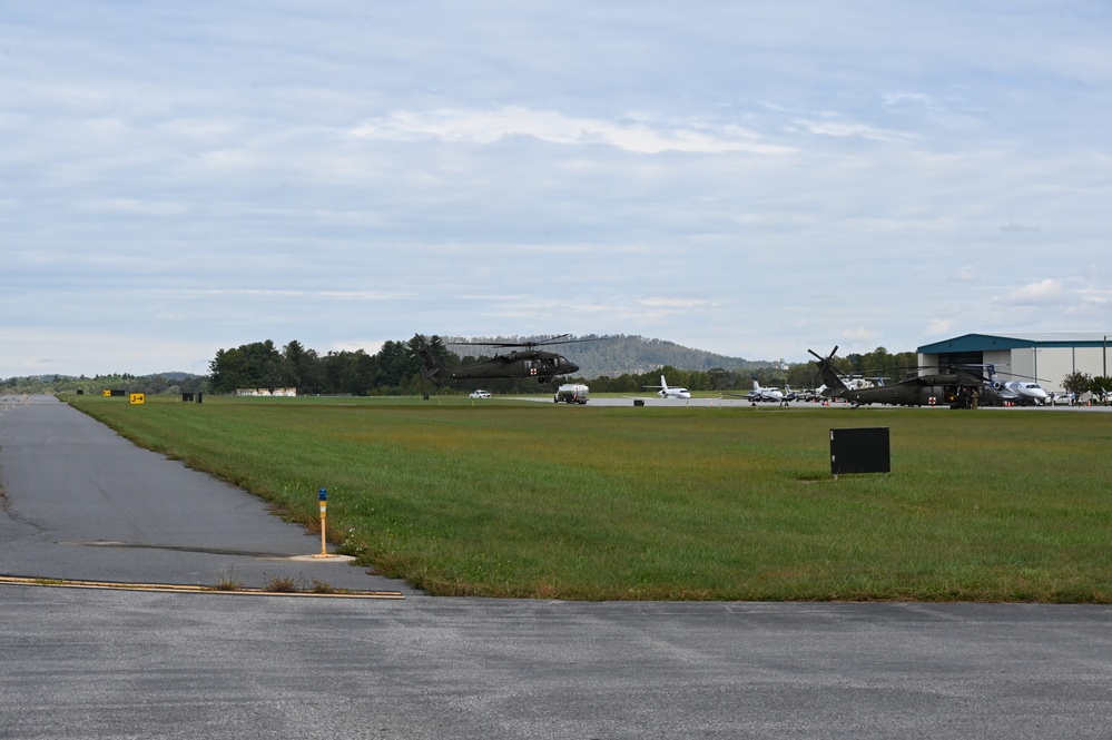 NC Air National Guard C-17 Airlifts support to Western North Carolina