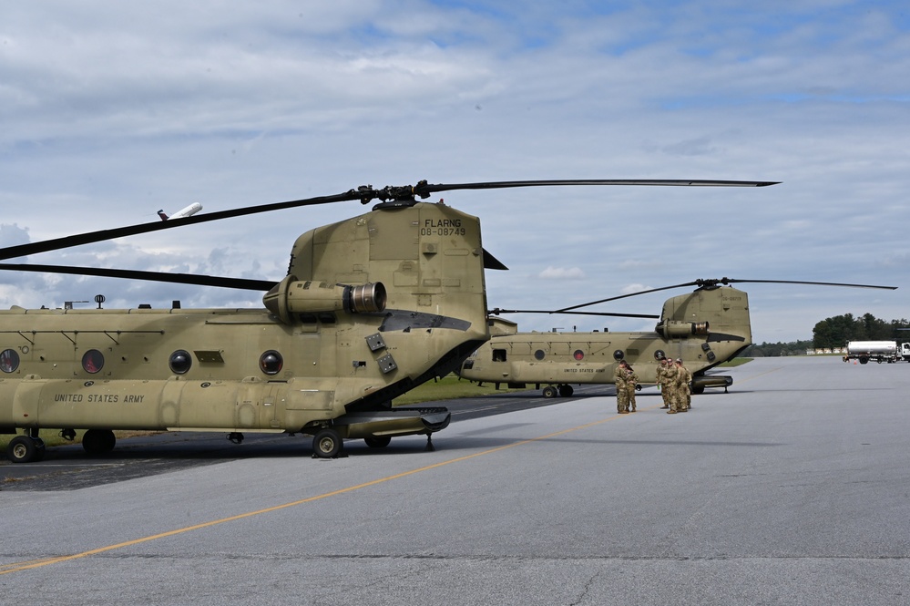 NC Air National Guard C-17 Airlifts support to Western North Carolina