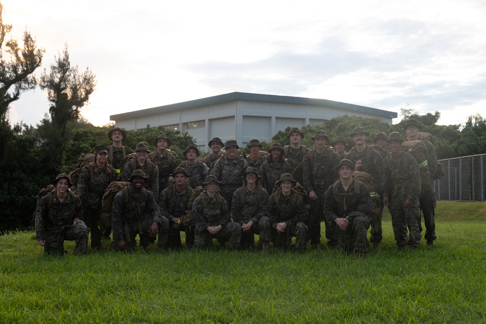 III Marine Expeditionary Force, 3d Marine Division COMMSTRAT conduct a Conditioning Hike