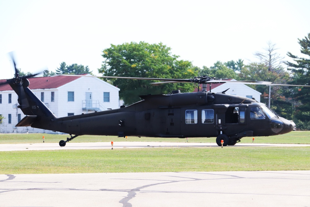 September 2024 UH-60 Black Hawk training at Fort McCoy