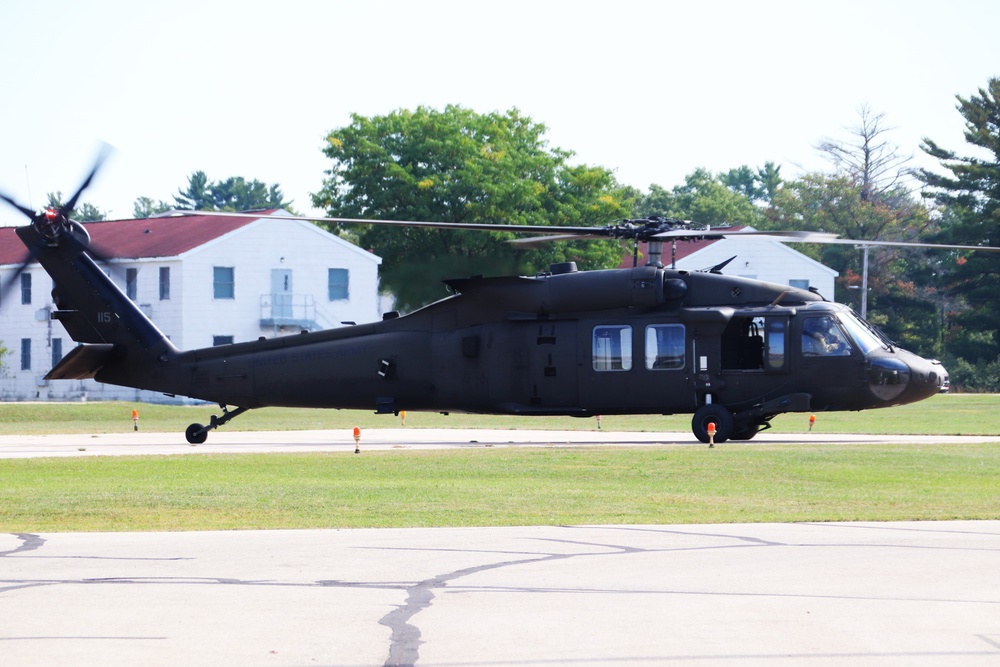 September 2024 UH-60 Black Hawk training at Fort McCoy