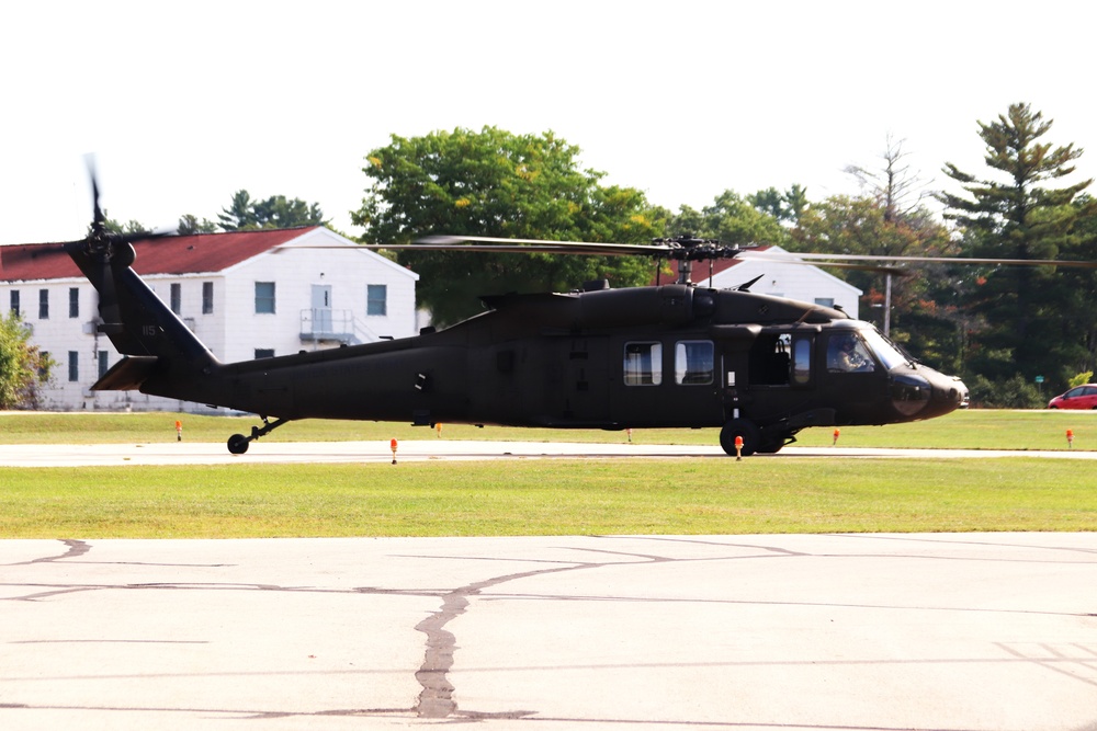 September 2024 UH-60 Black Hawk training at Fort McCoy