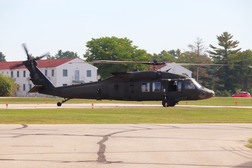 September 2024 UH-60 Black Hawk training at Fort McCoy