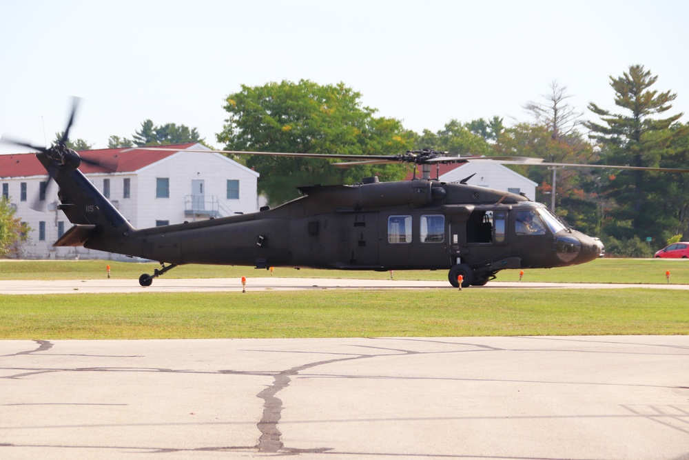 September 2024 UH-60 Black Hawk training at Fort McCoy