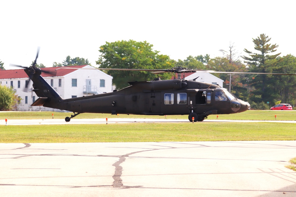 September 2024 UH-60 Black Hawk training at Fort McCoy