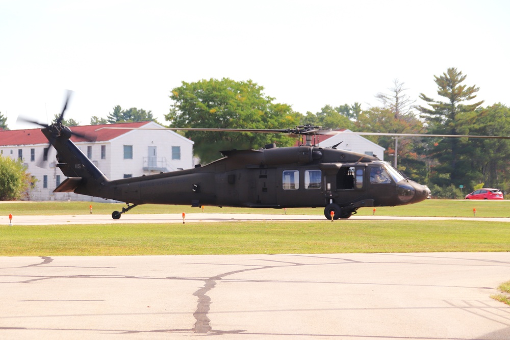 September 2024 UH-60 Black Hawk training at Fort McCoy