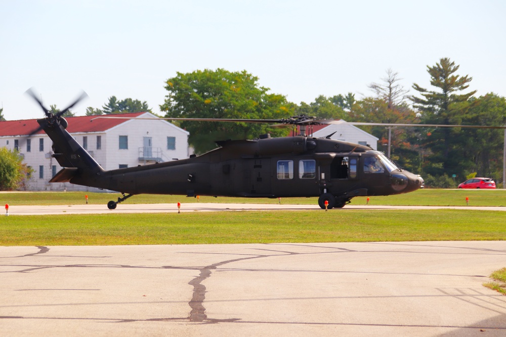 September 2024 UH-60 Black Hawk training at Fort McCoy