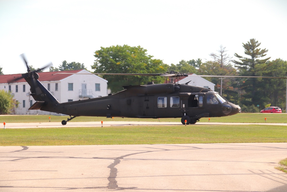 September 2024 UH-60 Black Hawk training at Fort McCoy